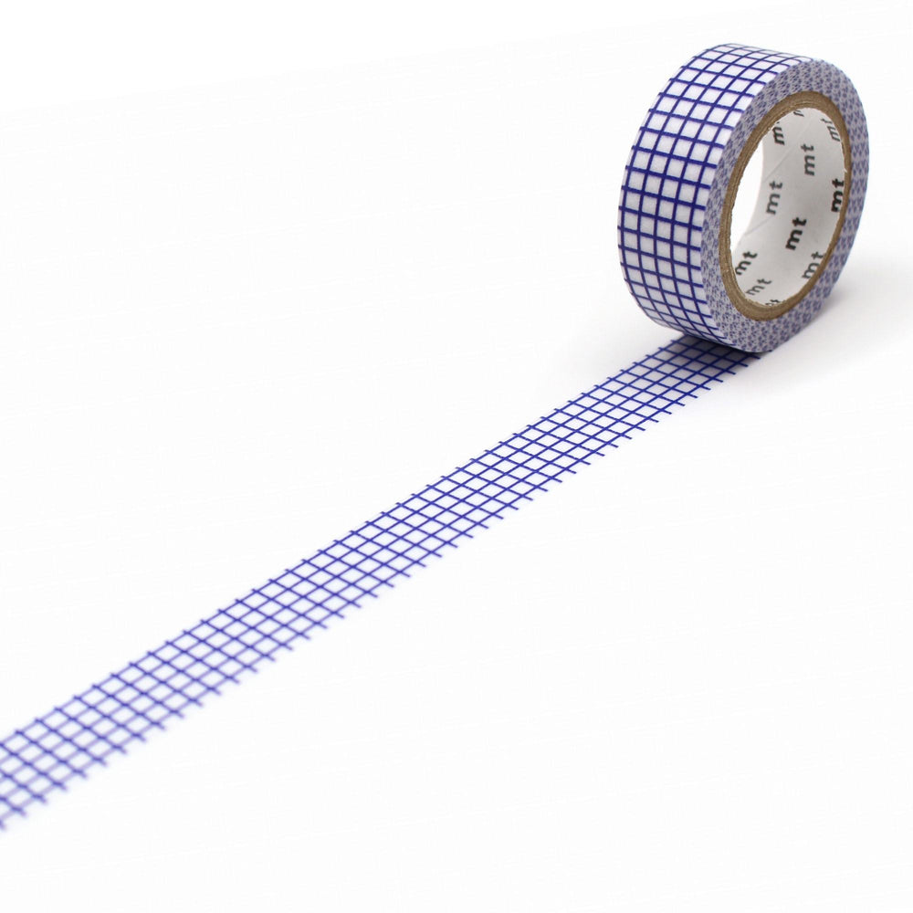 MT Masking Tape Deco Washi Tape - Hougan Blueberry — pattern detail