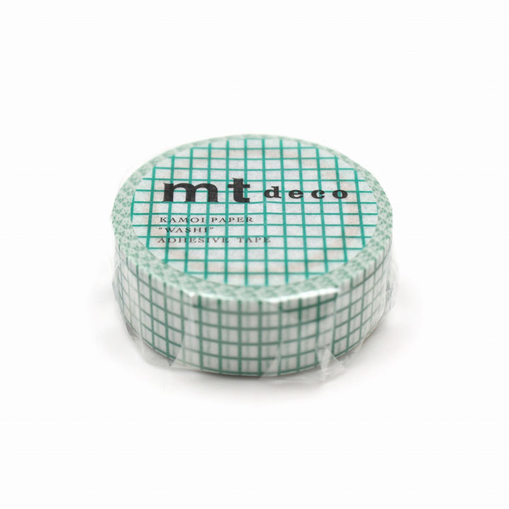 MT Deco Washi Tape - Hougan Emerald — applied on surface