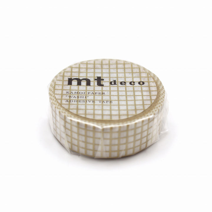 MT Deco Washi Tape - Hougan Gold — applied on surface