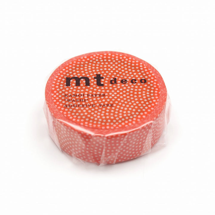 MT Deco Washi Tape - Samekomon Akadaidai — applied on surface