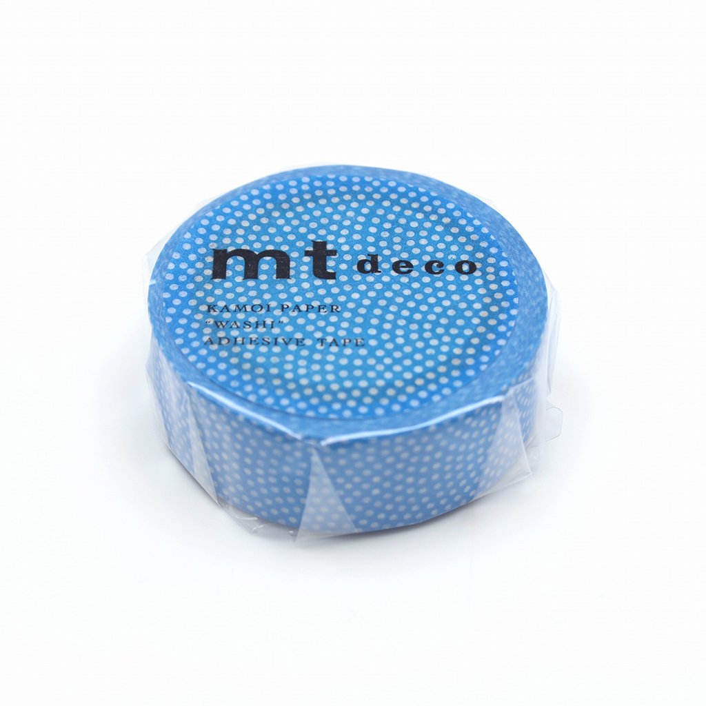 MT Deco Washi Tape - Samekomon Tsuyukusa — applied on surface
