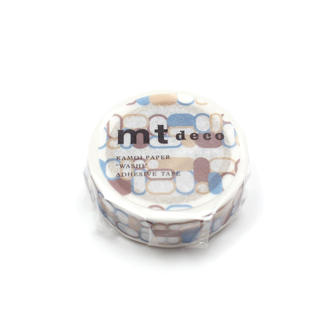 MT Deco Washi Tape - Round Corner — applied on surface
