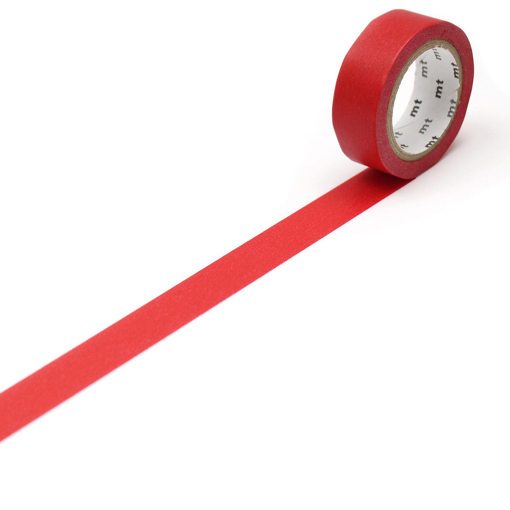 MT Basic Washi Tape - Red 7m — pattern detail
