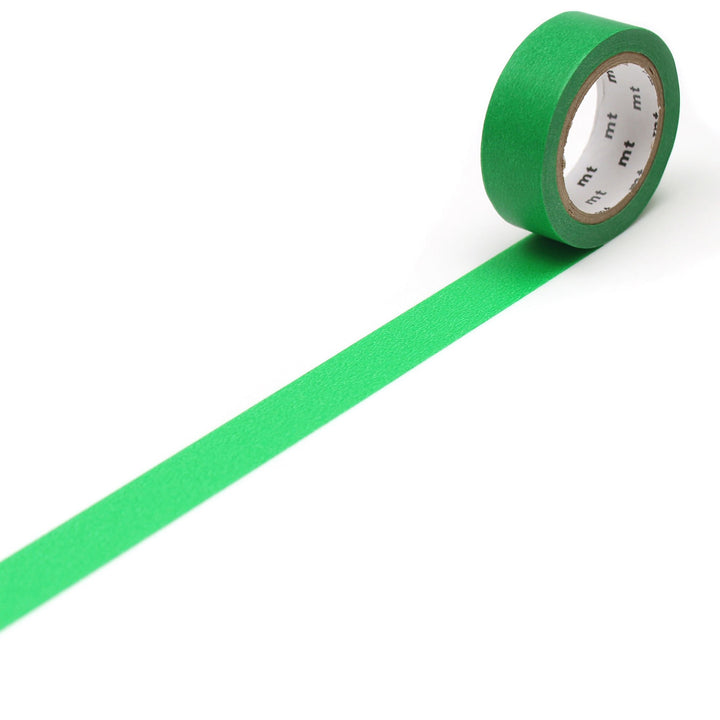 MT Basic Washi Tape - Green 7m — pattern detail
