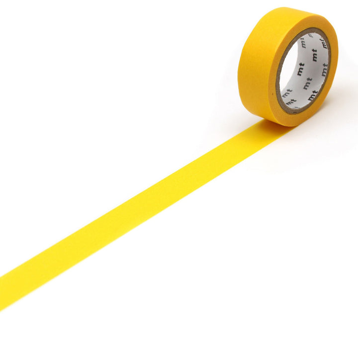 MT Basic Washi Tape - Yellow 7m — pattern detail