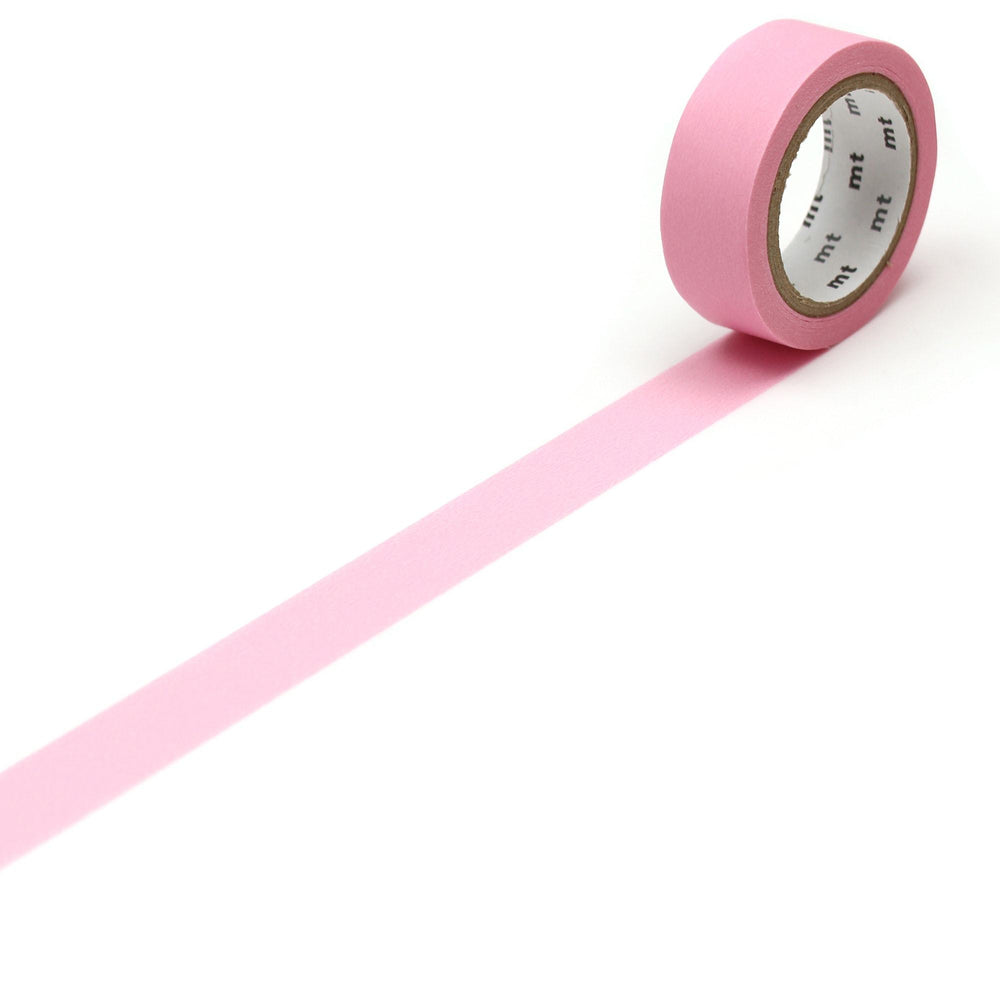 MT Basic Washi Tape Rose Pink 7m — pattern detail