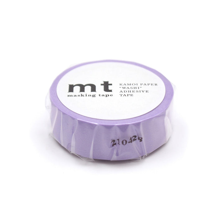 MT Basic Washi Tape - Lavender 7m — applied on surface