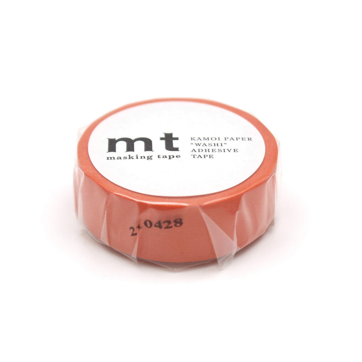 MT Basic Washi Tape - Ninjin 7m — applied on surface