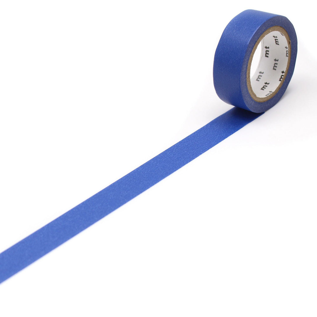 MT Basic Washi Tape Ruri 7m — pattern detail