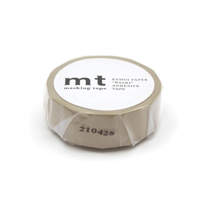 MT Basic Washi Tape - Beige 7m — applied on surface