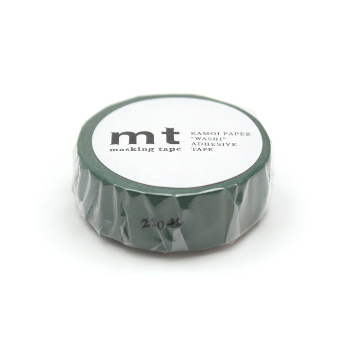 MT Masking Tape Basic Washi Tape - Peacock 7m — applied on surface