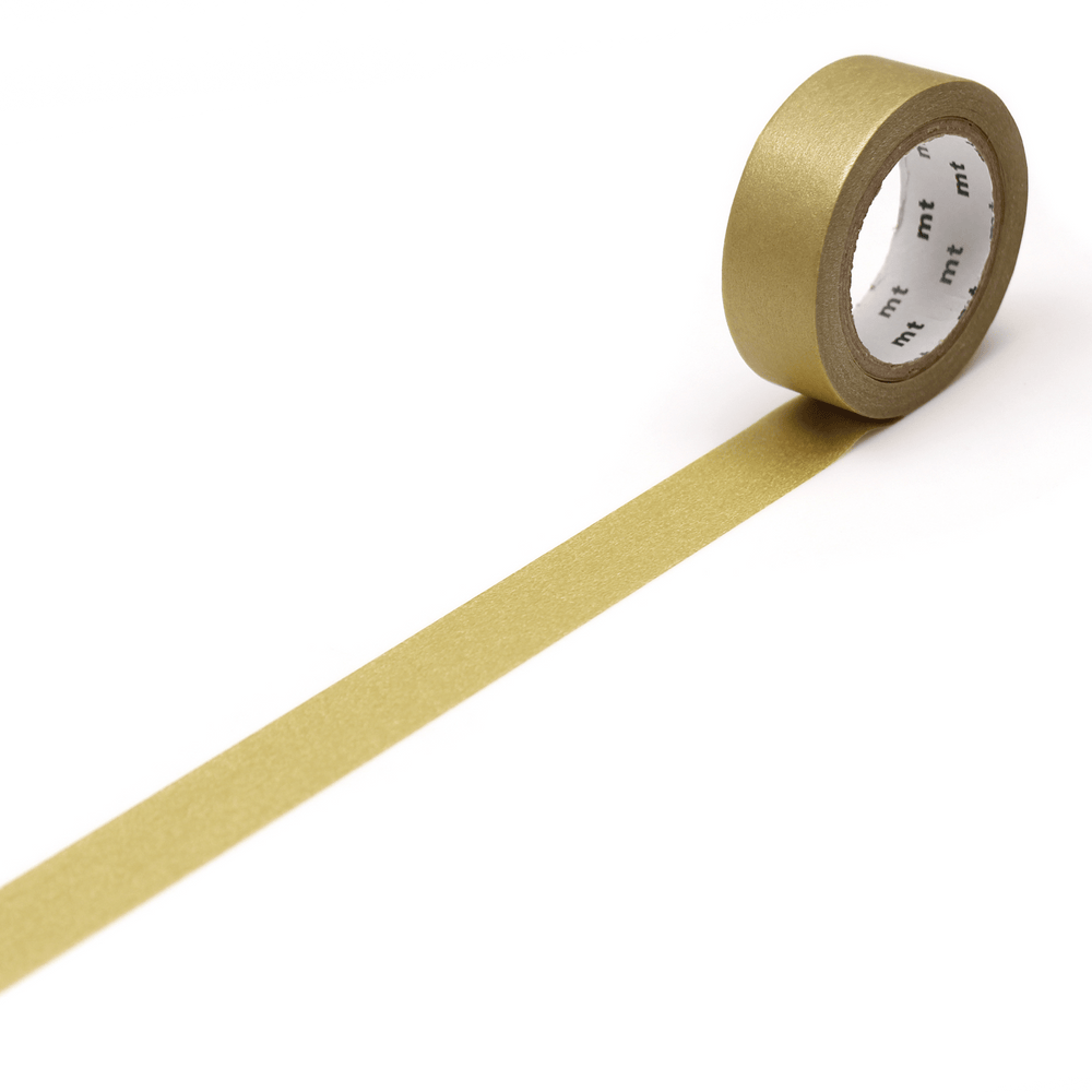 MT Basic Washi Tape - Gold 7m — pattern detail