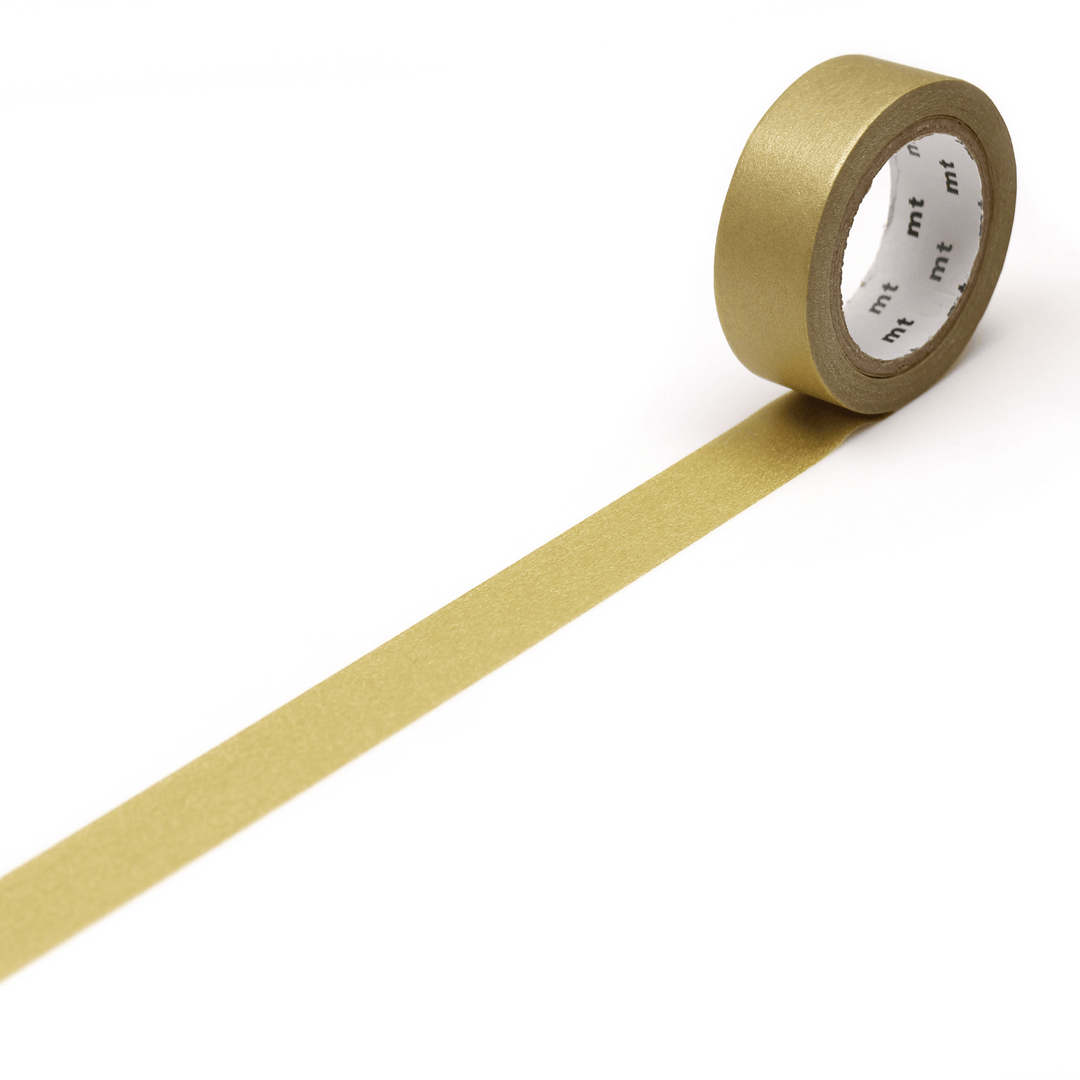 MT Basic Washi Tape - Gold 7m — pattern detail