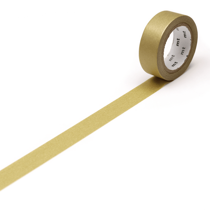 MT Basic Washi Tape - Gold 7m — pattern detail