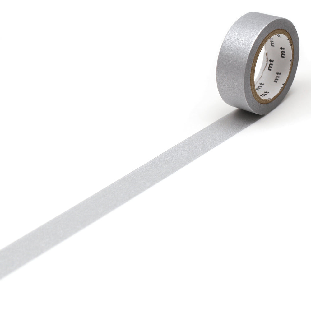 MT Basic Washi Tape - Silver 7m — pattern detail