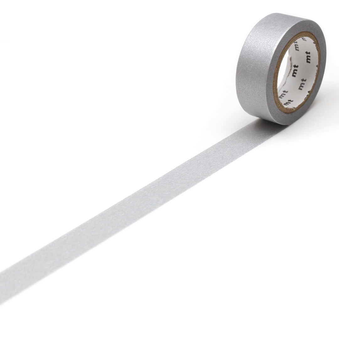 MT Basic Washi Tape - Silver 7m — pattern detail