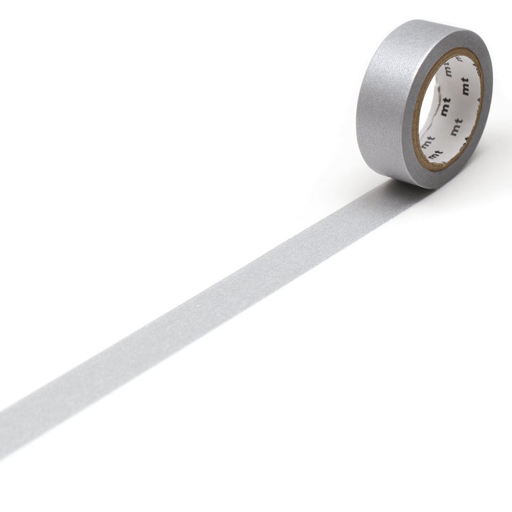 MT Basic Washi Tape - Silver 7m — pattern detail