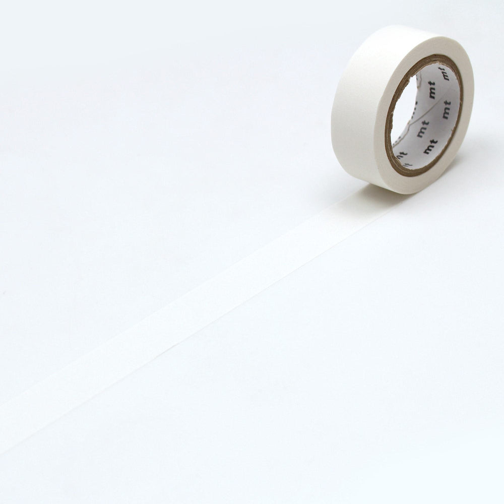 MT Basic Washi Tape Matte White 7m — pattern detail