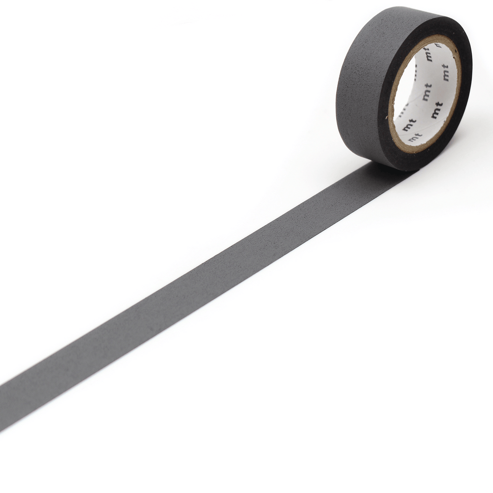 MT Basic Washi Tape Matte Gray 7m — pattern detail