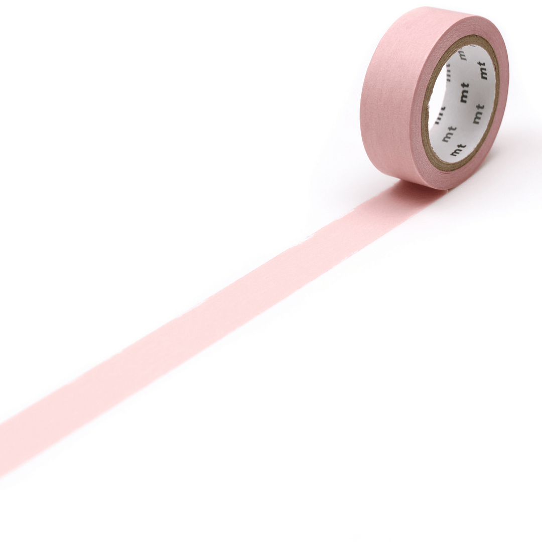 MT Basic Washi Tape - Pastel Scarlet 7m — pattern detail