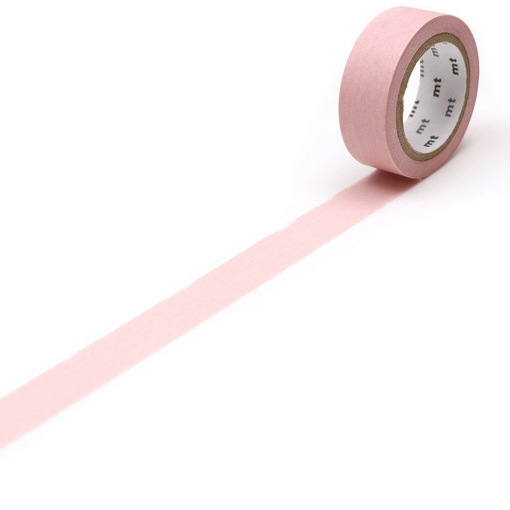 MT Basic Washi Tape - Pastel Scarlet 7m — pattern detail