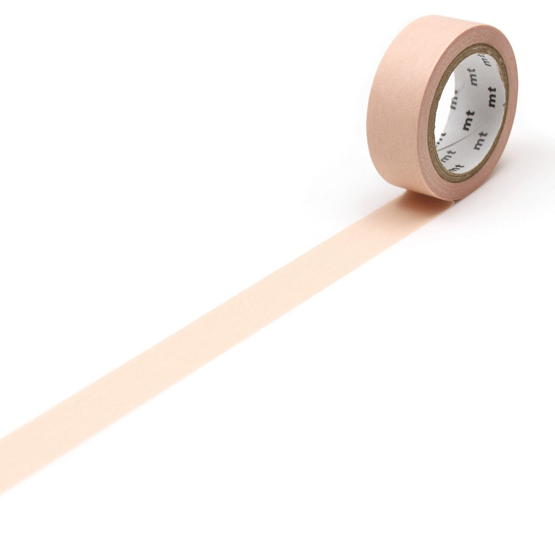 MT Masking Tape Basic Washi Tape - Pastel Carrot 7m — pattern detail