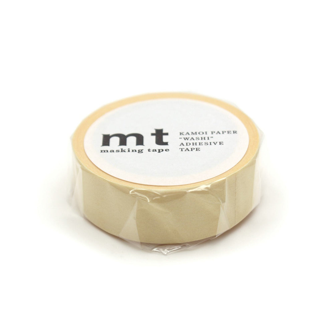 MT Basic Washi Tape - Pastel Sunflower 7m — applied on surface