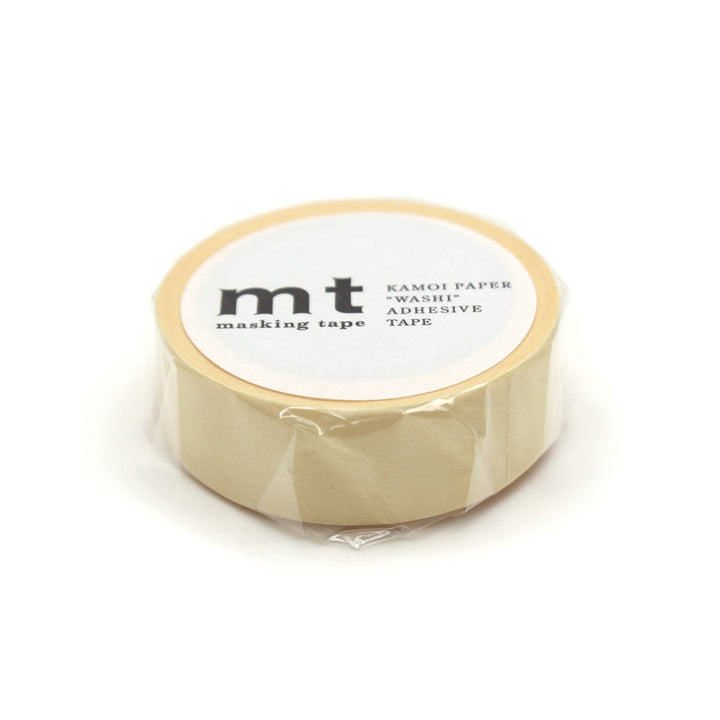 MT Basic Washi Tape - Pastel Sunflower 7m — applied on surface