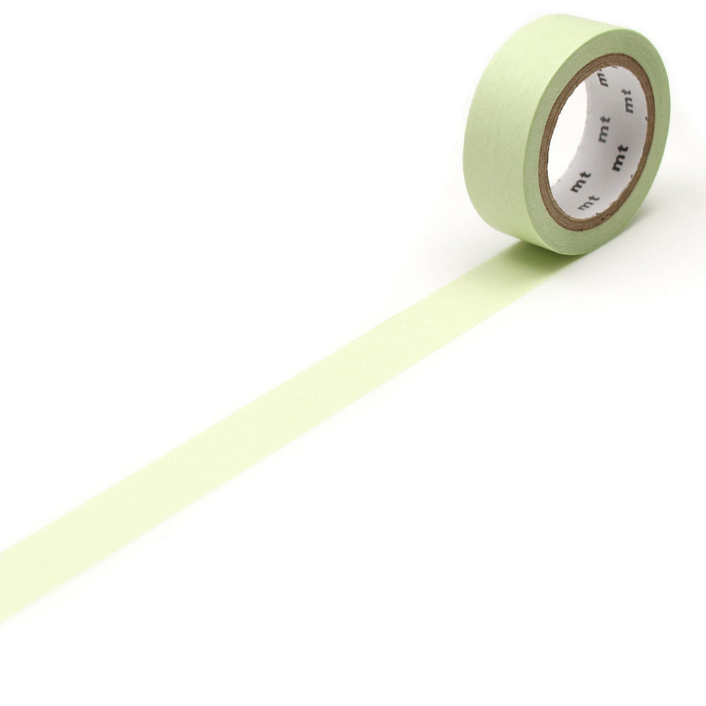 MT Basic Washi Tape - Pastel Leaf 7m — pattern detail