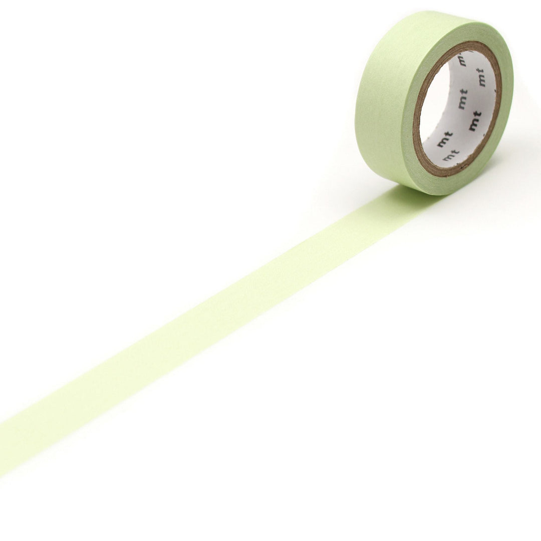 MT Basic Washi Tape - Pastel Leaf 7m — pattern detail