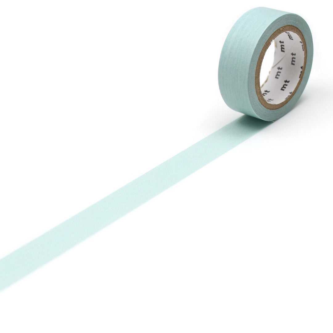 MT Basic Washi Tape Pastel - Turquoise 7m — pattern detail