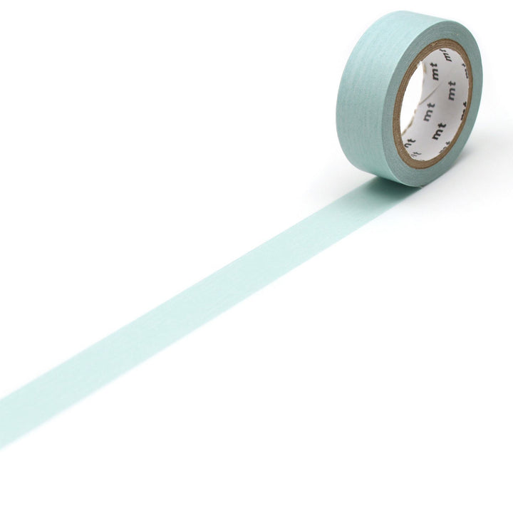 MT Basic Washi Tape Pastel - Turquoise 7m — pattern detail