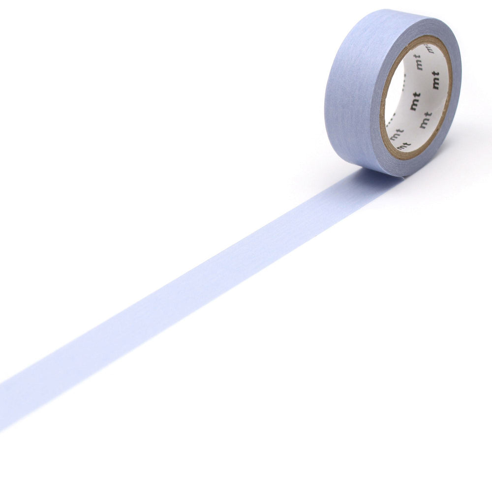 MT Basic Washi Tape Pastel Ultramarine 7m — pattern detail