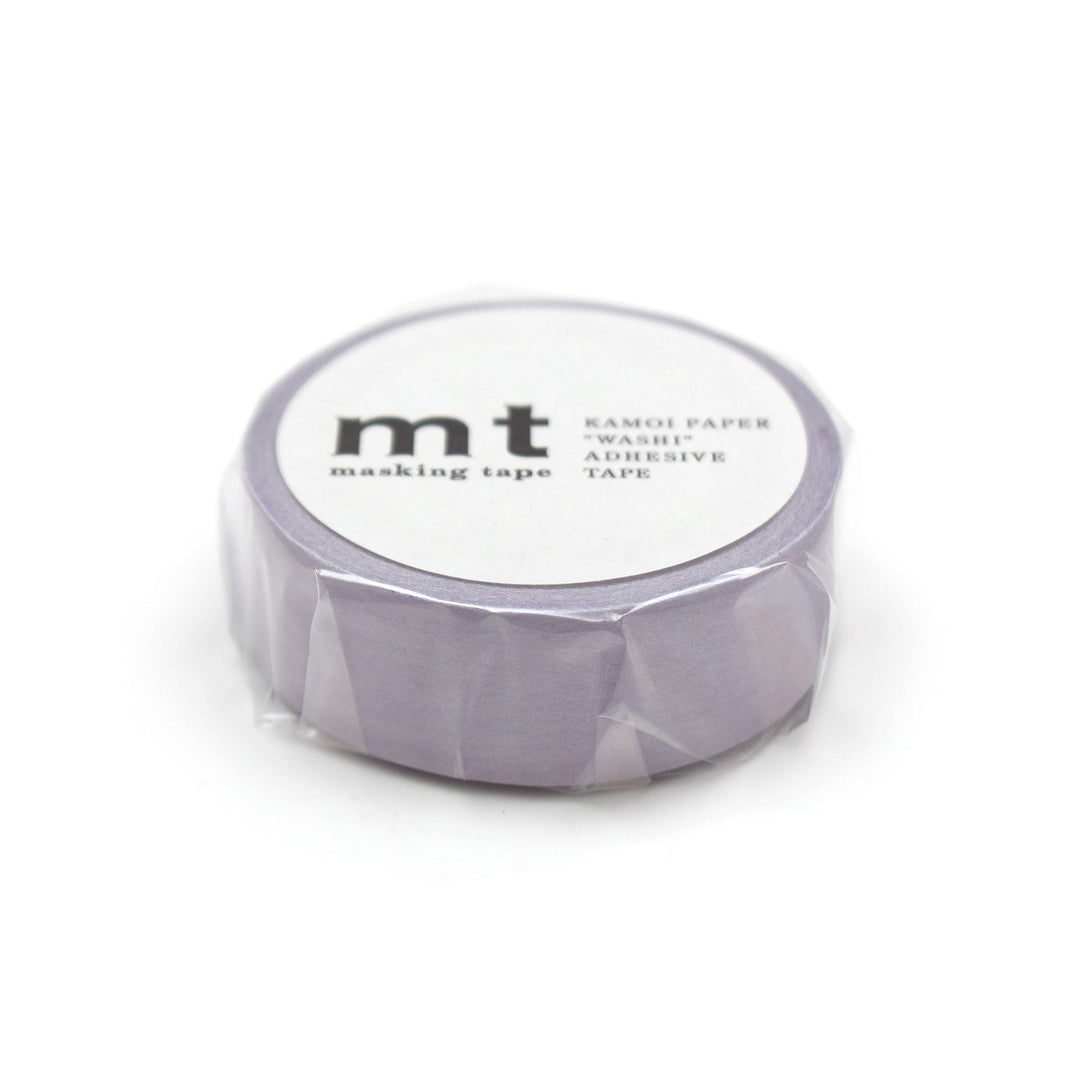 MT Basic Washi Tape Pastel Lavender 7m — applied on surface