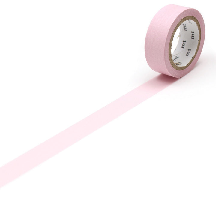 MT Basic Washi Tape Pastel Rose 7m — pattern detail