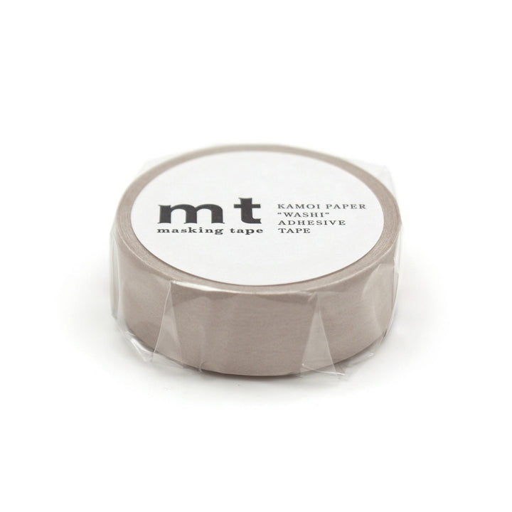 MT Masking Tape Basic Washi Tape - Pastel Cocoa 7m — applied on surface