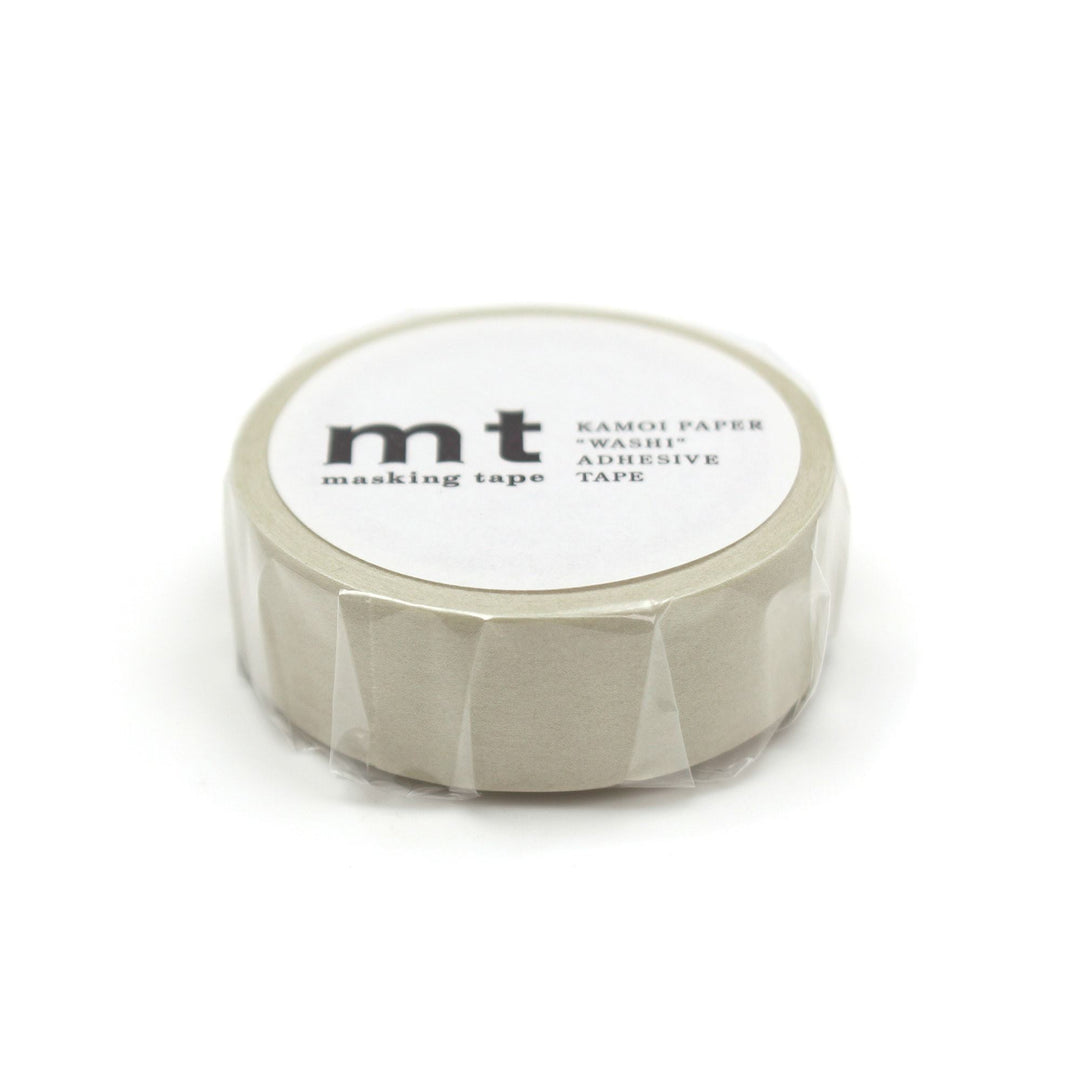 MT Masking Tape Basic Washi Tape Pastel - Ivory 7m — applied on surface