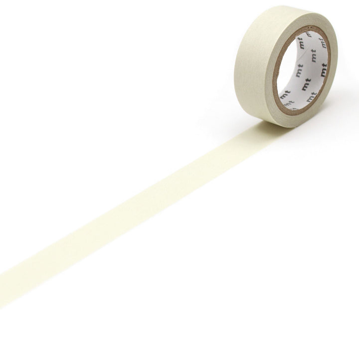 MT Masking Tape Basic Washi Tape Pastel - Ivory 7m — pattern detail