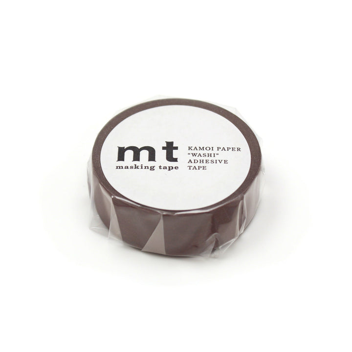 MT Masking Tape Basic Washi Tape - Grayish Red — applied on surface