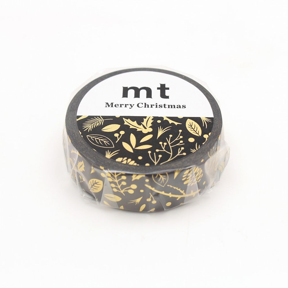 MT Christmas 2020 Washi Tape Winter Botanical — pattern detail