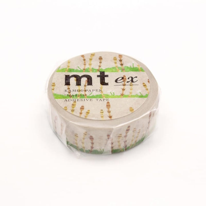 MT Masking Tape EX Washi Tape - Horsetail — applied on surface