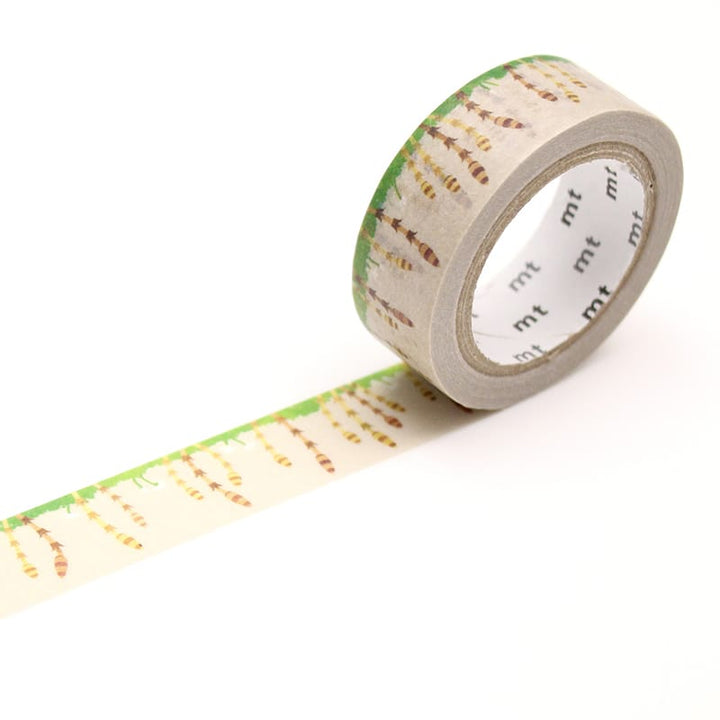 MT Masking Tape EX Washi Tape - Horsetail — pattern detail