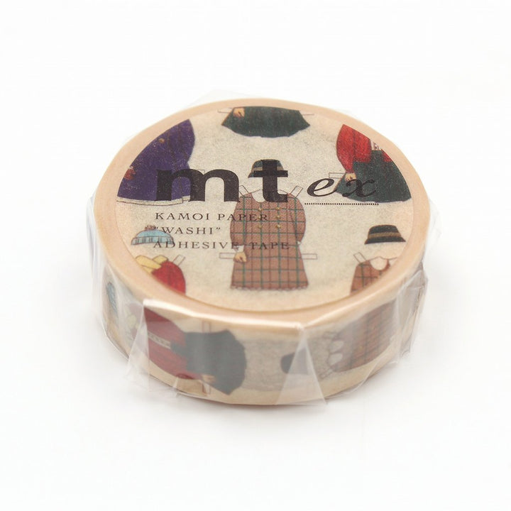 MT EX Washi Tape  - Dress-Up Autumn / Winter — applied on surface
