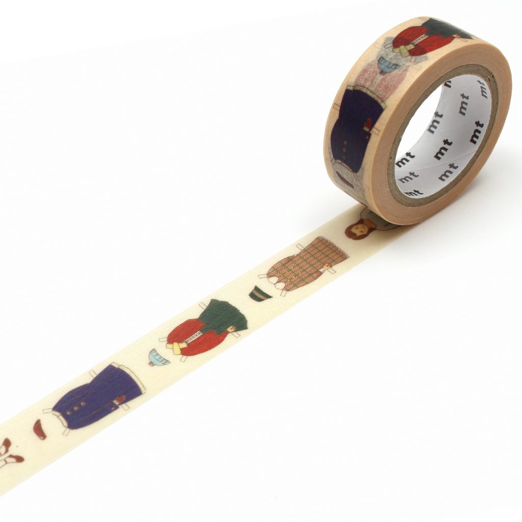 MT EX Washi Tape  - Dress-Up Autumn / Winter — pattern detail