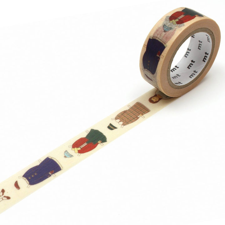 MT EX Washi Tape  - Dress-Up Autumn / Winter — pattern detail