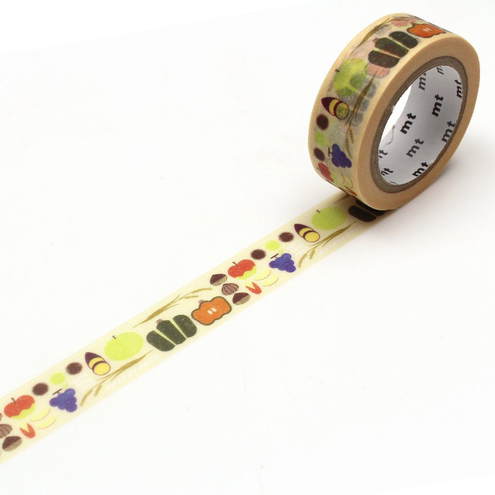 MT EX Washi Tape - Fruitful — pattern detail