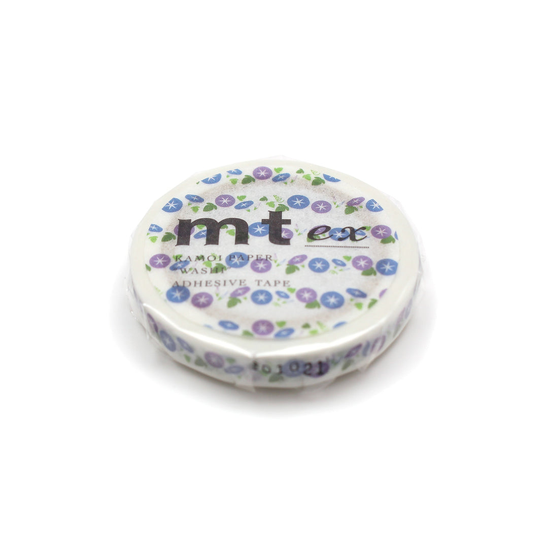 MT EX Washi Tape - Morning Glory Line — applied on surface