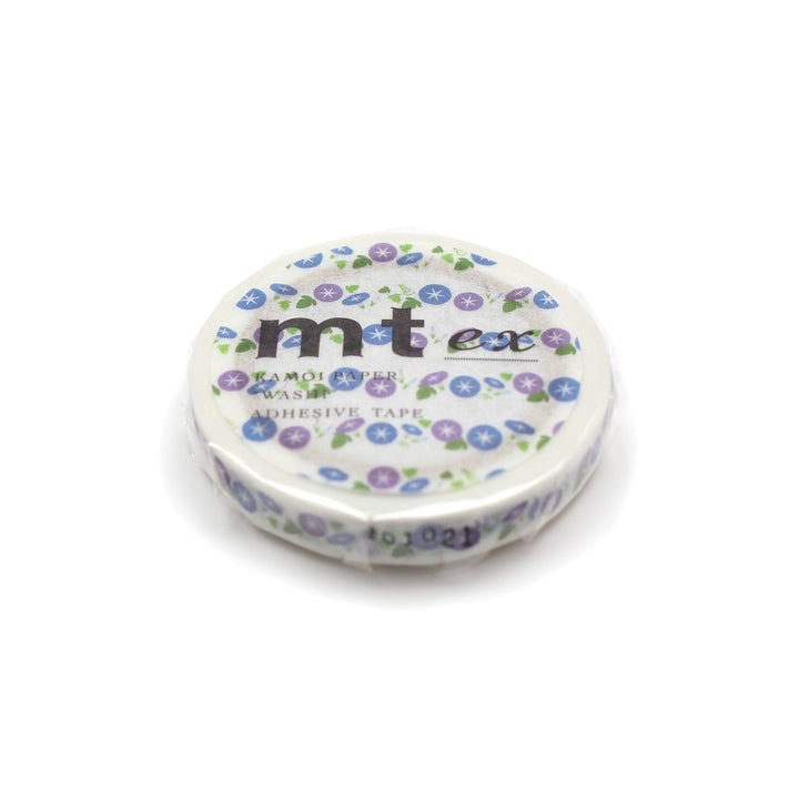MT EX Washi Tape - Morning Glory Line — applied on surface