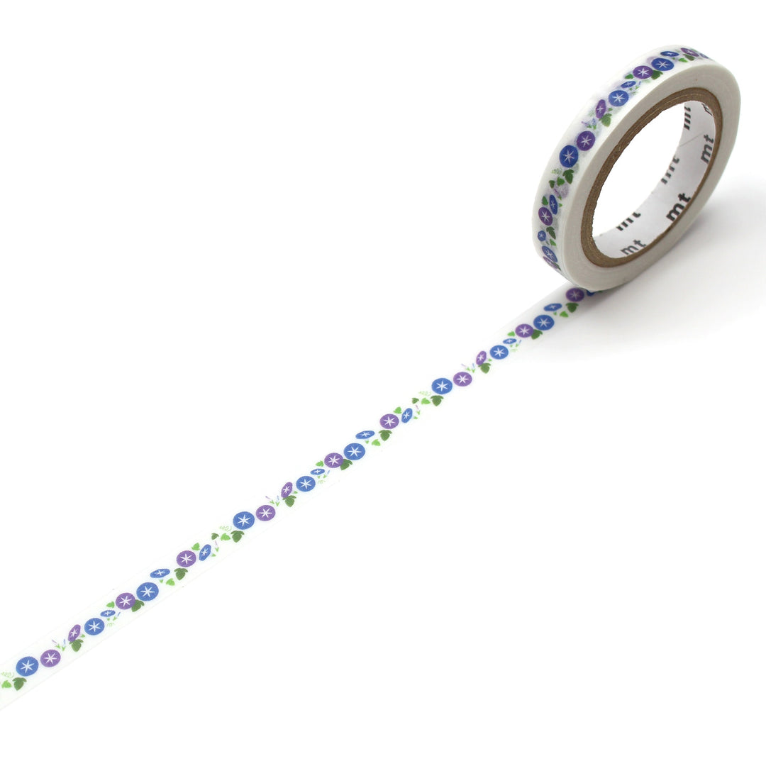 MT EX Washi Tape - Morning Glory Line — pattern detail