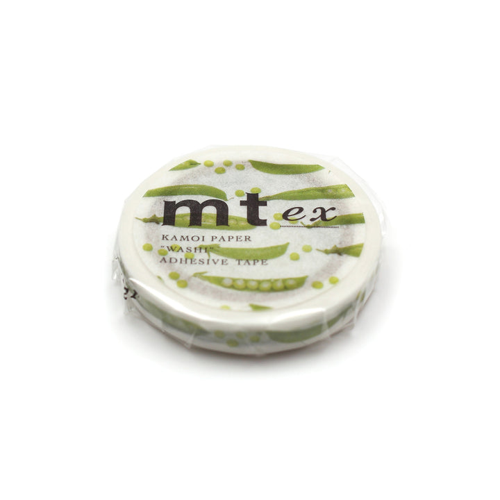MT EX Washi Tape Snap Pea — applied on surface